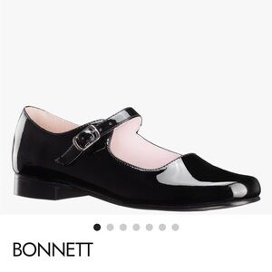Nina Black Patent Mary Jane Shoes